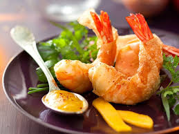 Croustillants De Gambas Sauce Agrumes Recettes De Cuisine Crevette Recette Recette Gambas