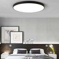 Modern Led Lighting Ultra Thin Round Flush Mount Ceiling Fixture For Kid S Room Bedroom Livin Living Room Light Fixtures Lamps Living Room Living Room Lighting