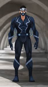 Black And Silver Superhero Suit Pin By Gaming With Silver Assassin On Book Design Super Hero Costumes Superhero Suits Black Bolt