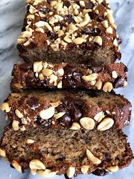 Healthy Peanut Butter Banana Bread Recipe In 2020 Peanut Butter Banana Bread Chocolate Chip Banana Bread Banana Chocolate Chip