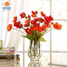 Parfum coquelicot mélange subtile de parfums fruités (mandarine et poire). Bouquets De Fleurs Artificielles 5 Pieces Bouquet De Pavot De Mais Aliexpress