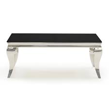 We have them for a variety of different style rooms here at beut.co.uk. Louis Glass Chrome Black Coffee Table 110cm