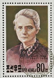 Portrait of Marie Curie, the 50th Anniversary of Death Editorial Stock  Image