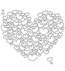 Ten free printable heart sets of various sizes to color and use for crafts and learning activities. 35 Free Printable Heart Coloring Pages