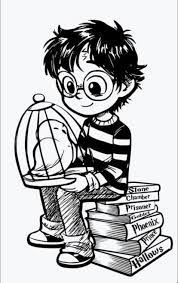 pin by virginie lourenco on cricut harry potter sketch cartoon drawings coloriage hibou de bambi