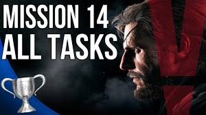 Metal Gear Solid 5 Phantom Pain Lingua Franca All Tasks Mission 14 Youtube