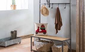 Vivaterra Reclaimed Teak Wood Mudroom Bench Hanger Helps Organize Your Entryway Wohnen Mit Teak Mobeln Teakholzmobel Teakfurn Teak Mobel Ideen In 2019