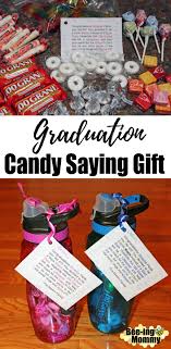 Choosing a heartfelt and meaningful graduation gift for every grad on your list can be challenging, which is why we've rounded up 33 of the best graduation gifts around! Graduation Candy Saying Water Bottle Gift Graduation Candy Diy Graduation Gifts Graduation Party Gifts