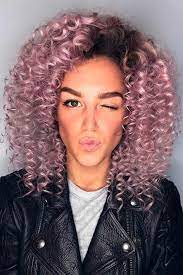 55 Beloved Short Curly Hairstyles For Women Of Any Age Lovehairstyles Medium Length Hair Styles Pink Curls Hair Styles