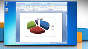 how to make a pie chart in word 2007