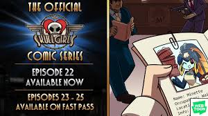 Skullgirls on X: Skullgirls on Webtoon is BACK! - Read Episode 22 for  free! - Spend Fast Pass coins to read ahead to Episode 25! If you want to  help guarantee the