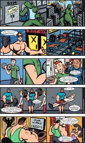 Bodybuilding comics