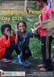 Monday, 10 august 9 am to 11 am eastern standard time (est). Happy Indigenous Peoples Day 2020 Rce Greater Gombak