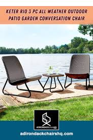 Keter Rio 3 Pc All Weather Outdoor Patio Garden Conversation Chair Patio Chairs Cheap Patio Outdoor
