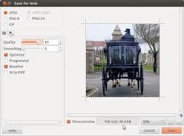 Jpeg How To Reduce Size Of An Image From 31 1 Kb To Between 15kb 20 Kb Ask Ubuntu Create new session to compress jpeg files more then 5.