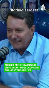 PEDRINHO PROMETE "CERVEJA GRÁTIS" PARA A TORCIDA EM CASO DE TÍTULO