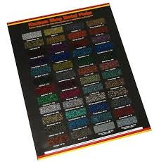 Custom Shop Metal Flake Chip Color Chart Auto Car Paint Gun