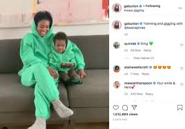Lover of fun, hope haver and believer of miracles. Gabrielle Union And Daughter Kaavia Share Laugh In Their Matching Outfits The Enthusiasm Is Infectious