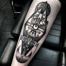 Kelly Violet On Instagram I Did This Nearly A Year Ago Traveling Through Hyperspace Ain T Like Dusting Crops Farm Boy Star Wars Tattoo War Tattoo Tattoos
