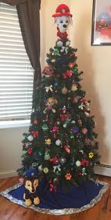 Paw Patrol Christmas Tree Christmas Tree Themes Christmas Tree Decorating Themes Cute Christmas Tree