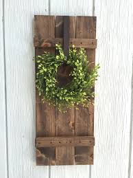 Farmhouse Shutter Shutter Wall Decor Rustic Shutter Shutter Wall Decor Outdoor Wall Decor Rustic Wall Decor