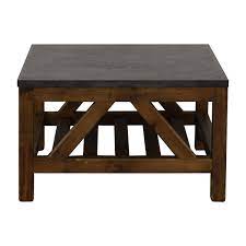 Favorite this post aug 4 brand new wooden kitchen island w/ wheels $250 pic hide this posting restore restore this posting. 77 Off Crate Barrel Crate Barrel Bluestone Square Coffee Table Tables