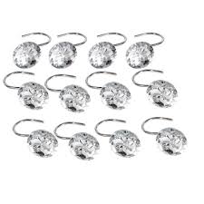 Maybe you would like to learn more about one of these? Shower Curtain Hooks Diamond Shape Shower Rings Round Acrylic Decorative Rhinestones Bling Rolling Bathroom Bath Set Of 12 Rings Walmart Com Walmart Com