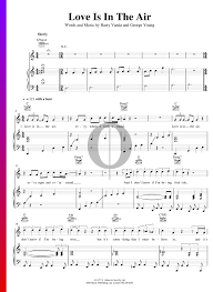 Love is in the airfran mix. Love Is In The Air Sheet Music Piano Voice Guitar Pdf Download Streaming Oktav