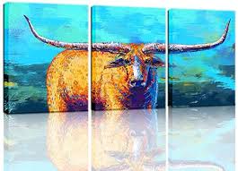 Please note that our stock is seasonal in nature and therefore some items may no longer be available. Vividhome Texas Longhorn Canvas Wall Art Prairie Paintings Cow Modern Decorative Artwork For Wall Decor And Home Decor Framed Ready To Hang 12x16inchx3pcs 12x16inchx3pcs Yellow Buy Online At Best Price In Uae