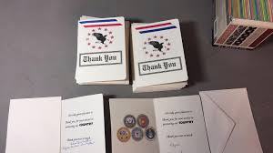 Fold the paper in half to make a 5 1/2 by 4 1/4 inch card. Cards For Soldiers