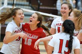 Parkland girls volleyball plays Emmaus in 2020 District 11 4A final