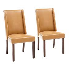 Free delivery and returns on ebay plus items for plus members. 2 Black Faux Leather With Oak Stained Leg Dining Chairs Free 48 Hour Delivery Donnadivat Com