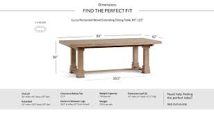 Dining room tables come in a range of shapes and configurations. Lucca Extending Dining Table Pottery Barn Extendable Dining Table Dining Table Pedestal Dining Table