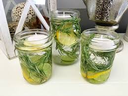 Perhaps best known, citronella oil, extracted from a grass related to lemongrass, is very, very good at keeping mosquitoes from crashing your party. Mason Jar Luminaries Homemade Bug Repellent