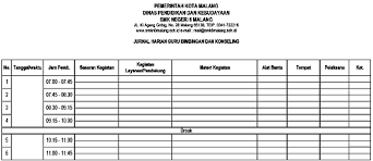 Raport smk k13 sarjono martaatmaja academia edu. Format Jurnal Harian Bimbingan Konseling Excel Indoamaterasu