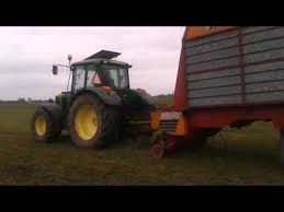 +31 (0)64 66 25 315 werkplaats / onderdelen: Gras Halen Met John Deere 6420 Se Met Miedema Opraapwagen Youtube