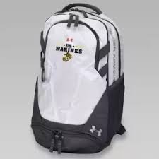 Marines Under Armour Hustle 3 Backpack White Under Armour Armour Marines