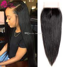 The weave bundles are a very trendy product among african american wearares. Straight Human Hair Weave Closure Brazilian Lace Closure Natural Color Remy Hair Sale Online Brazilian Hair Straight Middle Part Sassy Girl From Sassygirl1 36 99 Dhgate Com