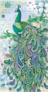 Paisley Peacock Guest Towels Punch Studio Tavuskusu Tuylei Japonca Sanat Kelebekler