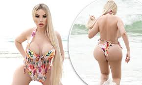 Jessica Alves puts her famous curves on display in a thong bikini as she  eyes up Playboy job | Daily Mail Online
