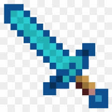 Inspired by minecraft, pixel art, gaming stretched canvas, acrylic, enamel finish delivery dates vary based on queue and order volume. Minecraft Diamond Sword Pixel Art Minecraft Sword Free Transparent Png Clipart Images Download