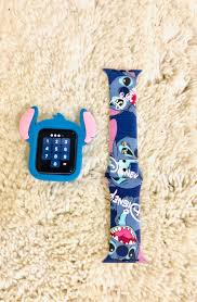 44mm Stitch Apple Watch Band Bumper Comb Apple Watch Accessories Apple Watch Accessories Bands Cute Apple Watch Bands