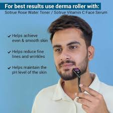Buy Sotrue Derma Roller For Hair Growth 1 mm with 540 Titanium Needles