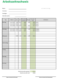 Check spelling or type a new query. Vorlage Arbeitszeitnachweis Alle Meine Vorlagen De
