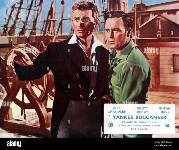 Yankee buccaneer 1952 jeff chandler hi-res stock photography and images -  Alamy
