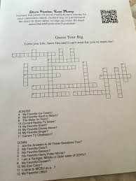 Big Little Clue Crossword Puzzle Biglittle Crossword Clues Biglittleclue Sorority Sorority Big Little Big Little Reveal Sorority Little