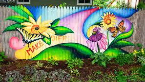 Check spelling or type a new query. 15 Stunning Fence Painting Designs To Inspire Your Own Backyard