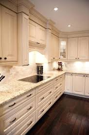 Cream Granite Countertops Catchy Kitchen Cabinets With Best Ideas About Colored On Delicatus W Granite Countertops Kitchen White Kitchen Design Kitchen Remodel