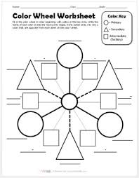 Cbse 1 std english worksheets. Color Wheel Worksheet Create Art With Me