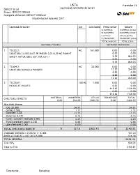 In partea de jos a ecranului se observa un formular din care se poate selecta. Devize Constructii Instalatii Iulie 2017